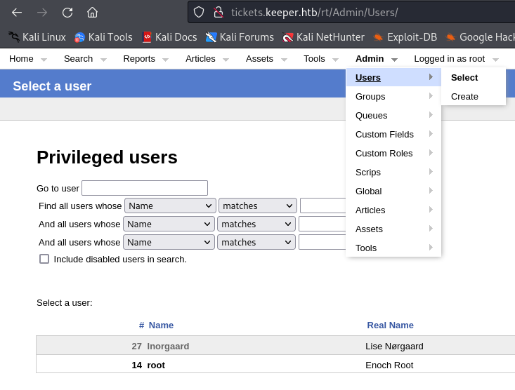 Users Page | 600 